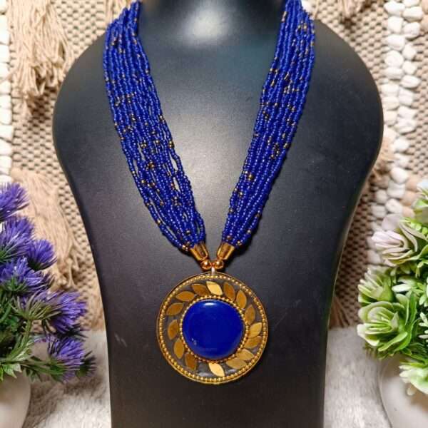 Bohemian Knot Handmade Beaded Necklace - Image 10