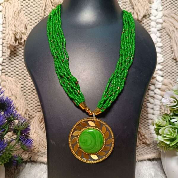 Bohemian Knot Handmade Beaded Necklace - Image 14