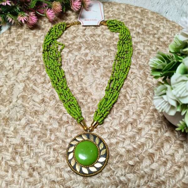 Bohemian Knot Handmade Beaded Necklace - Image 15