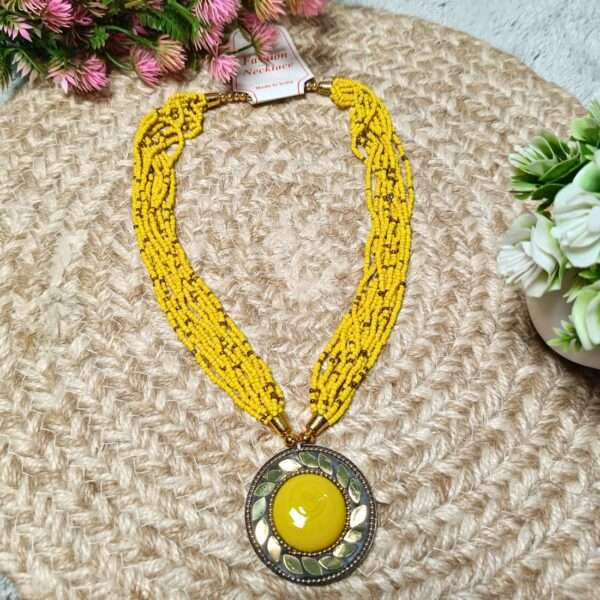 Bohemian Knot Handmade Beaded Necklace - Image 19
