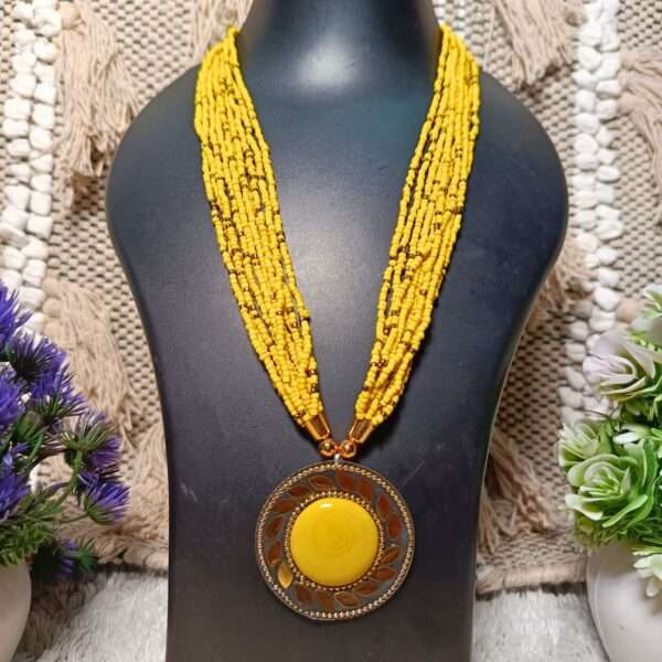 Bohemian Knot Handmade Beaded Necklace - Image 20