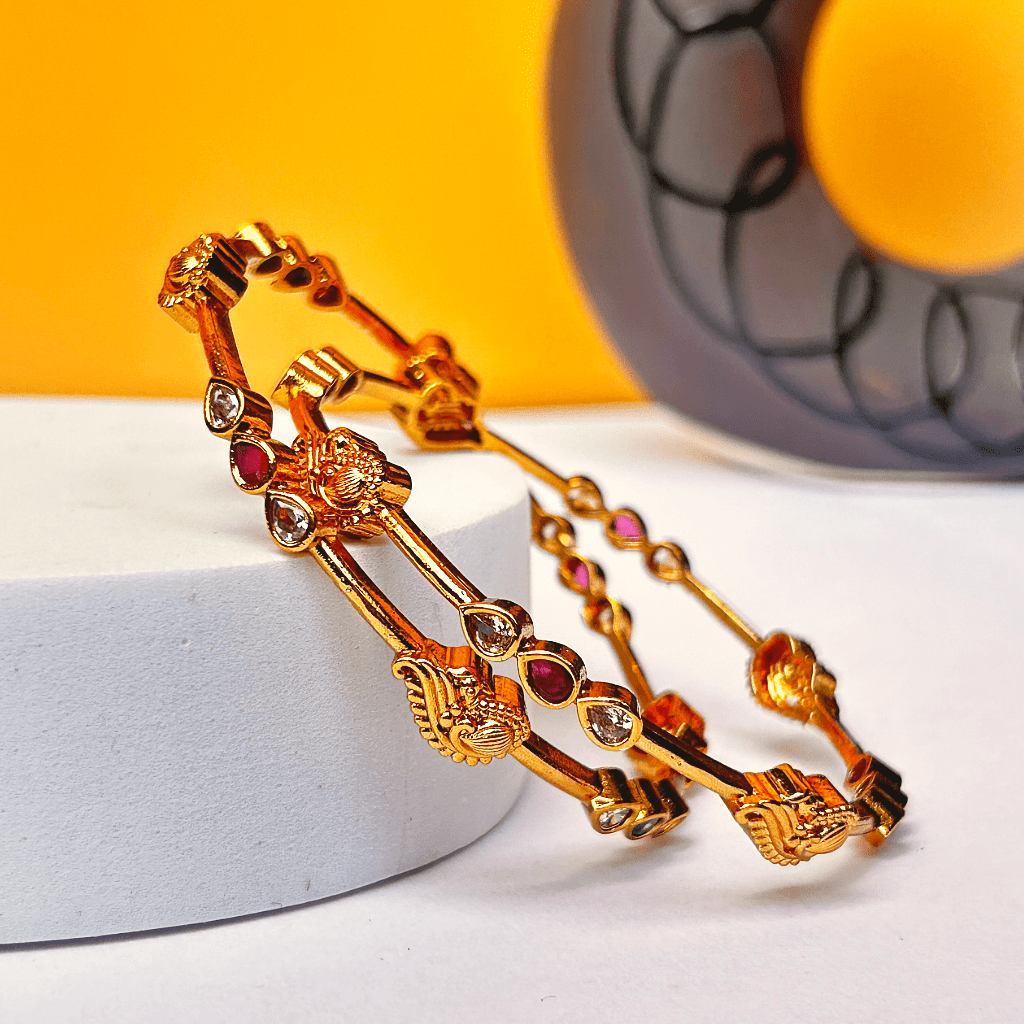Amira Temple Bangles Adornica Fashion