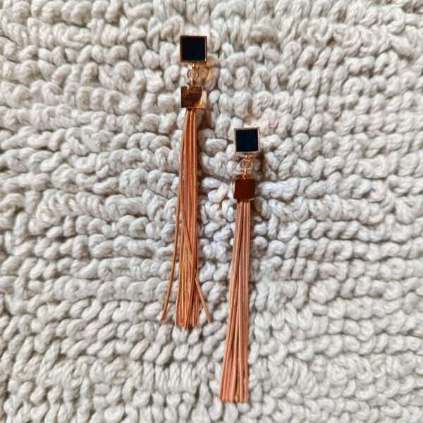 Aurora Stainless Steel Anti Tarnish Drop Earrings - Image 2