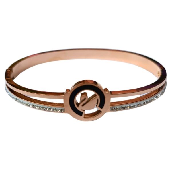Stainless Steel Anti Tarnish Zircon Gold-plated Duck Bracelet