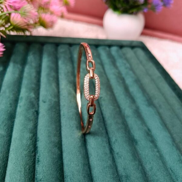 Stainless Steel Anti Tarnish Premium Design Gold-plated Bracelet - Image 2