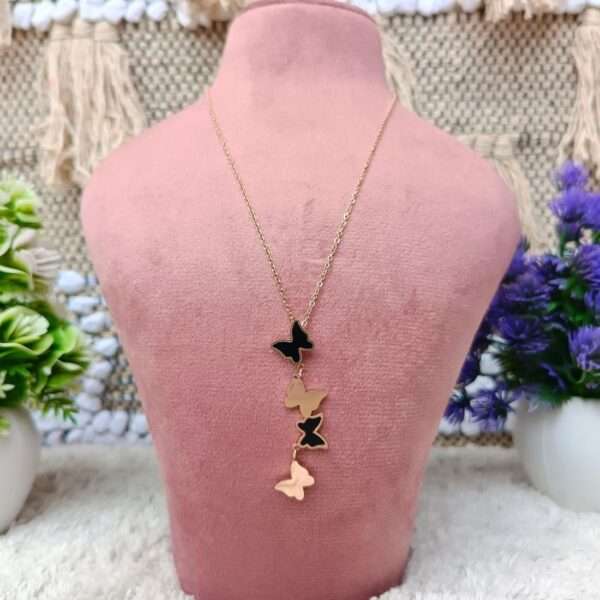 Butterfly Premium Pendant Stainless Steel Anti Tarnish Chain