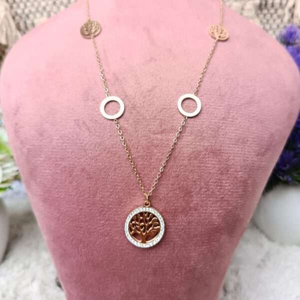 Nature's Grace Stainless Steel Anti Tarnish Pendant Chain