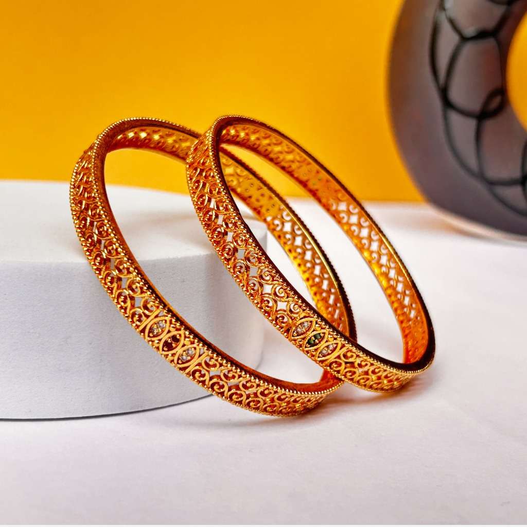 Charvi Golden Bangles - Image 3