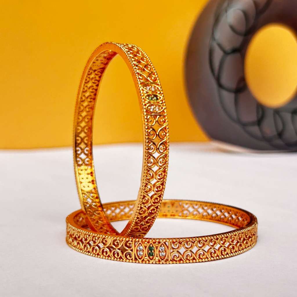 Charvi Golden Bangles - Image 2