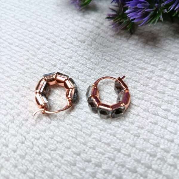 Crystal Core Stainless Steel Anti Tarnish Drops Earrings - Image 3