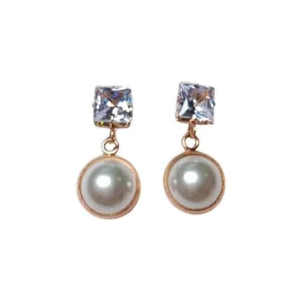 Crystal Grace Stainless Steel Anti Tarnish Earrings