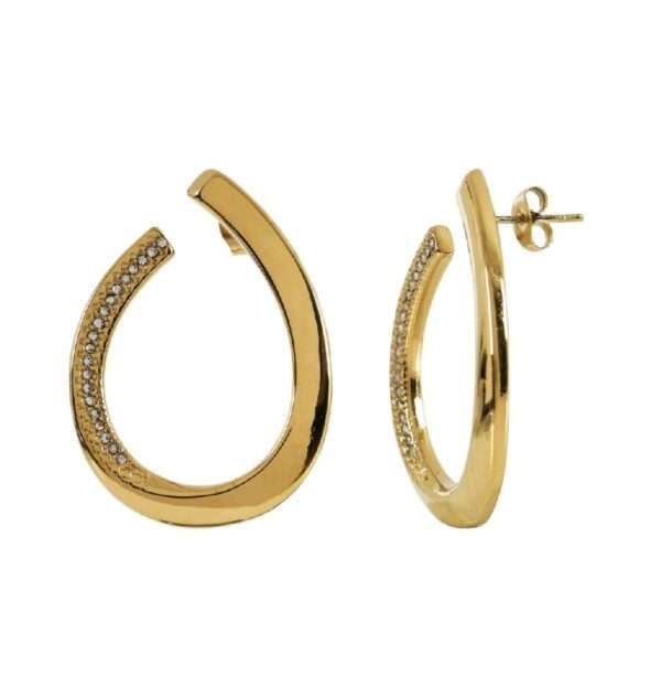 Crystal Wave Studs