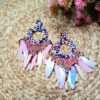 Tropical Carnival Danglers Handmade Earrings - Image 3