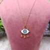 Evil Eye Dangle Stainless Steel Anti Tarnish Chain - Image 2