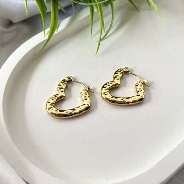 Gleaming Love Loop Stainless Steel Hoops - Image 4