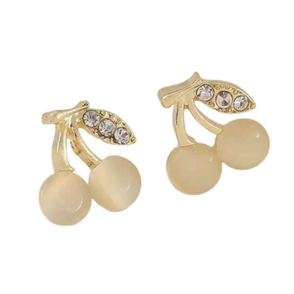 Golden Cherry Spark Studs