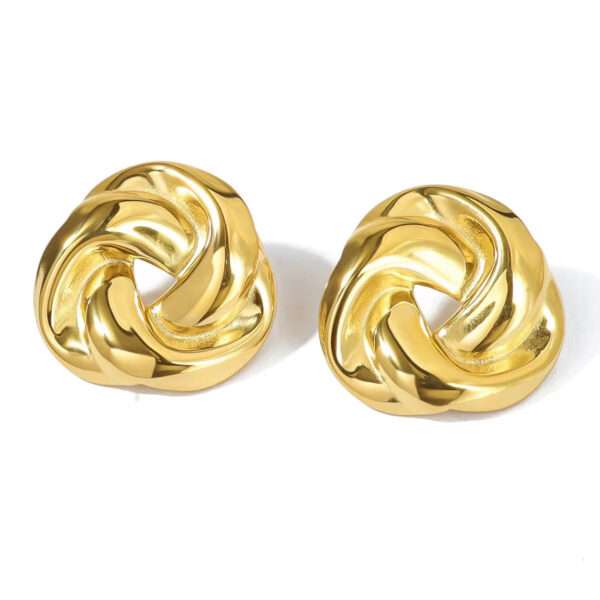 Golden Orbit Stainless Steel Stud
