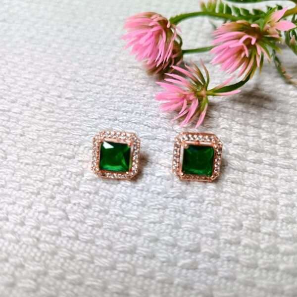 Greenlight Glam Stainless Steel Anti Tarnish Earrings - Image 2
