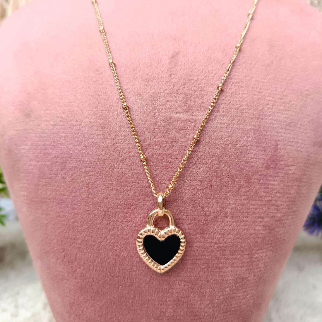 Heart Look Reversible Stainless Steel Anti Tarnish Chain - Image 4