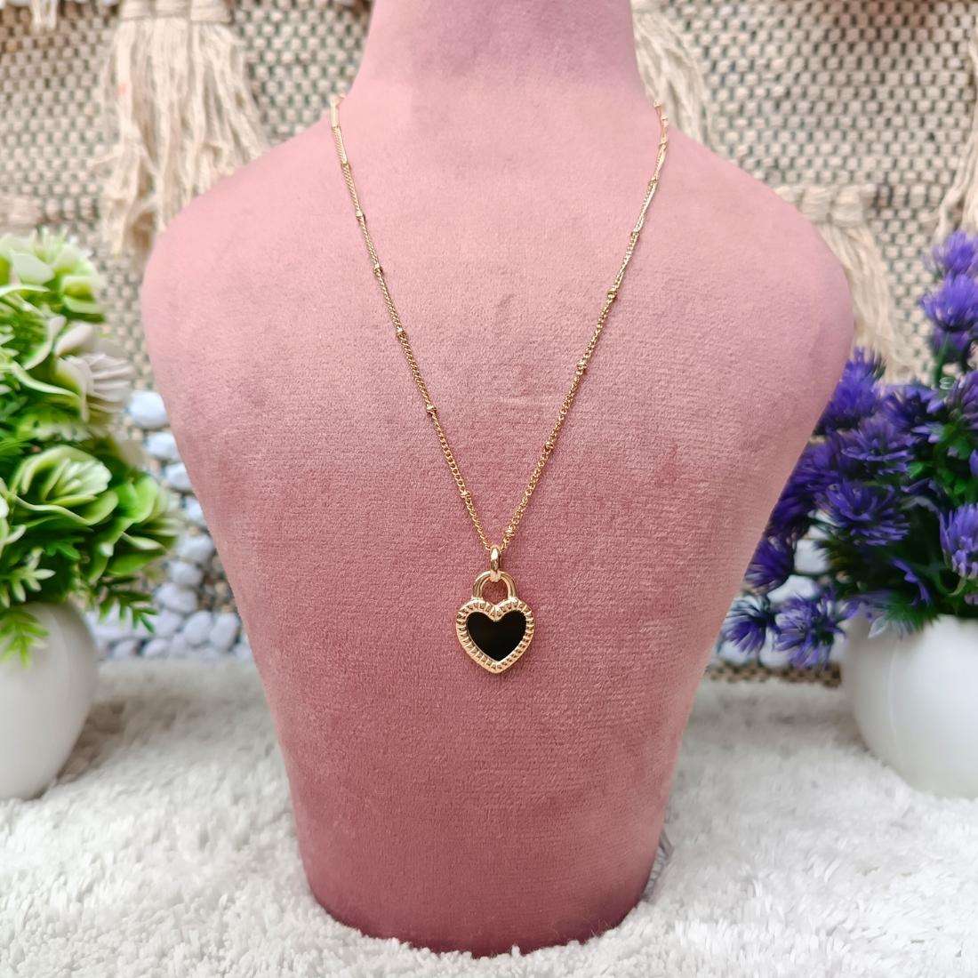 Heart Look Reversible Stainless Steel Anti Tarnish Chain - Image 2