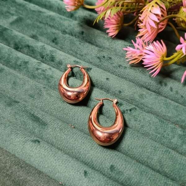 Luna Luxe Stainless Steel Anti Tarnish Earrings - Image 3