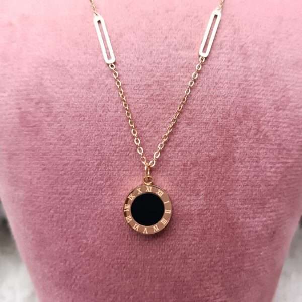 Midnight Muse Pendant Stainless Steel Anti Tarnish Chain - Image 2