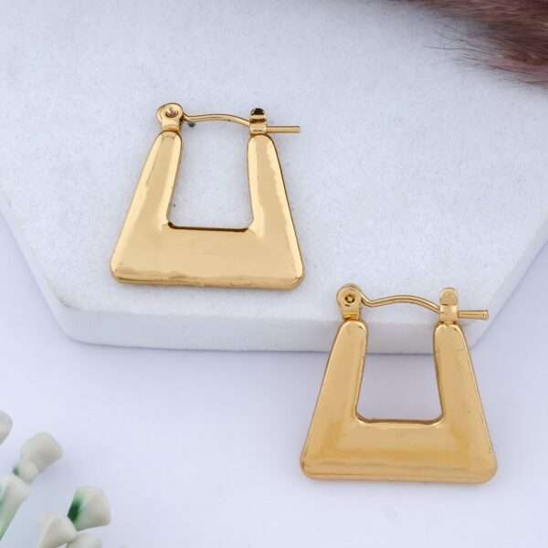 Modern Edge Stainless Steel Hoops - Image 3
