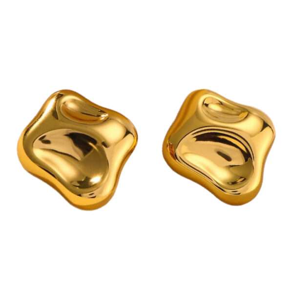 Molten Gold Stainless Steel Stud