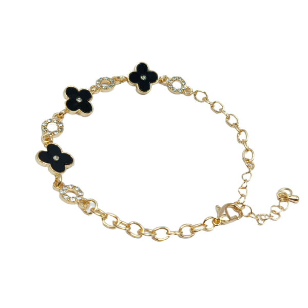 Mystic Floral Grace Chain Bracelet (GOLDEN) - Image 3