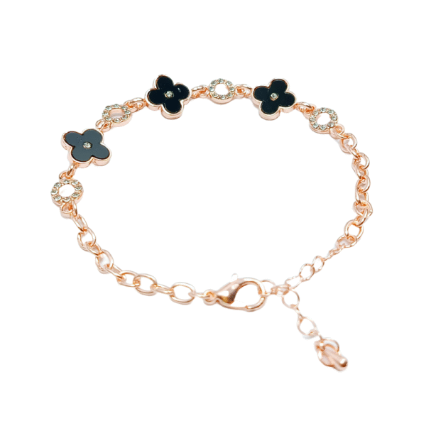 Mystic Floral Grace Chain Bracelet (ROSE GOLD)