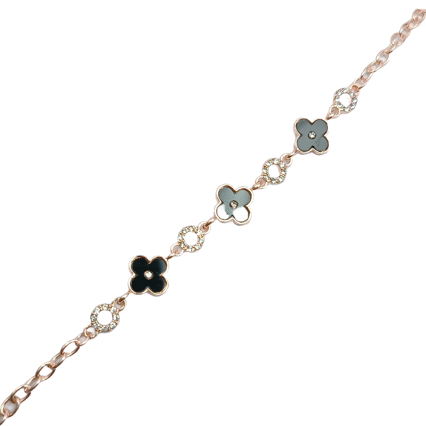 Mystic Floral Grace Chain Bracelet (ROSE GOLD) - Image 3