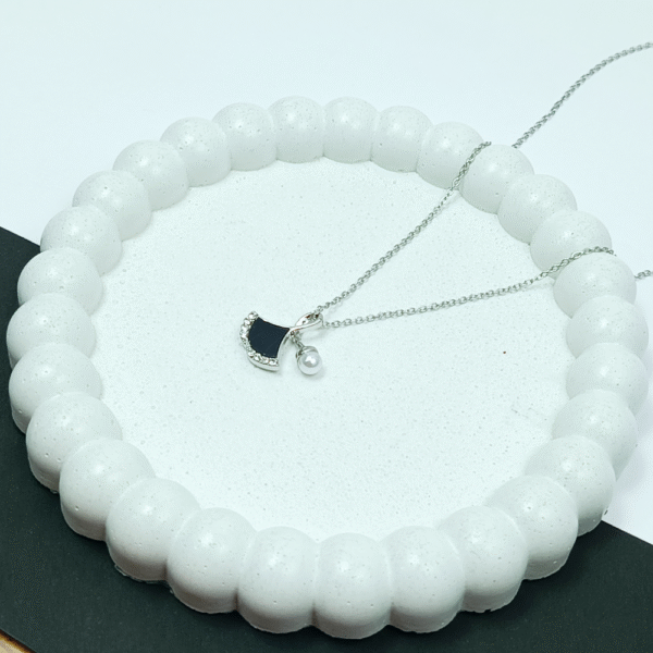 Pearled Grace Pendant (Sliver) - Image 2