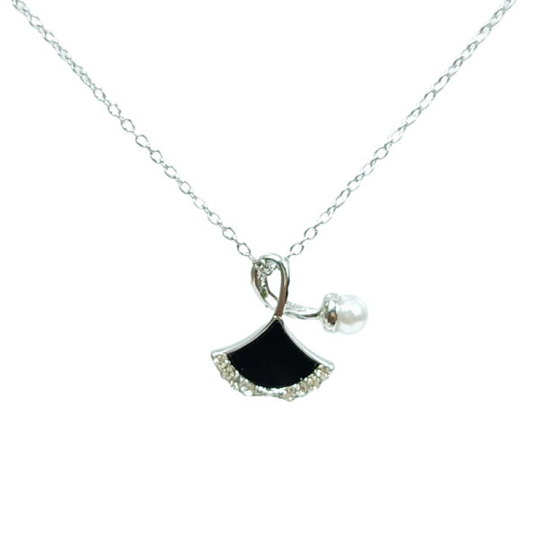 Pearled Grace Pendant (Sliver)