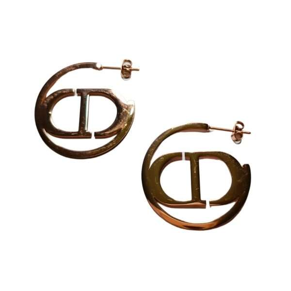 Power Stainless Steel Anti Tarnish Hoops Earrings