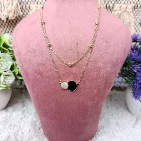 Premium Look Doublr Layerd Stainless Steel Anti Tarnish Chain