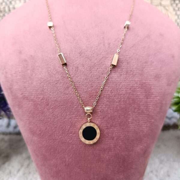 Reversible 2 Side Premium Pendant Stainless Steel Anti Tarnish Chain - Image 2