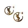 Signature Stainless Steel Anti Tarnish Hoop Earrings