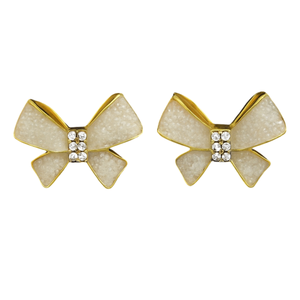 Sparkle Bow Studs