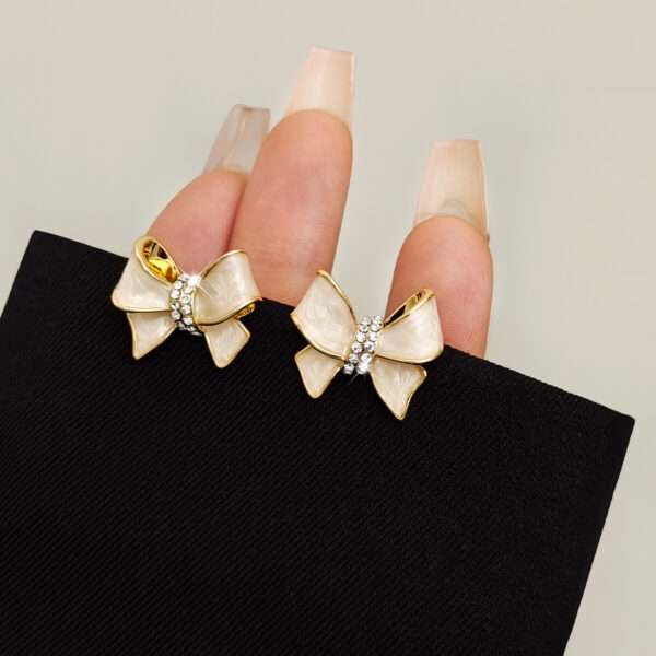 Sparkle Bow Studs - Image 2
