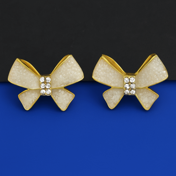 Sparkle Bow Studs - Image 3