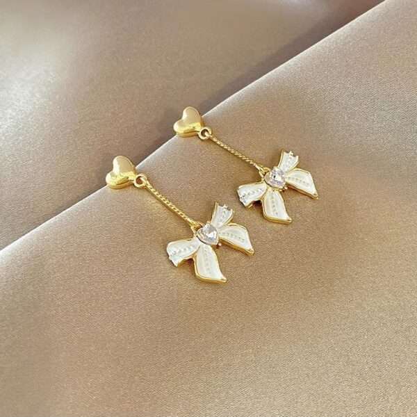Sweetheart Bow Danglers - Image 2