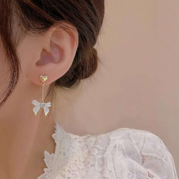 Sweetheart Bow Danglers - Image 3