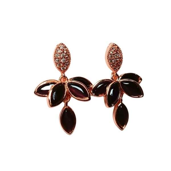 Twilight Petals Stainless Steel Anti Tarnish Earrings