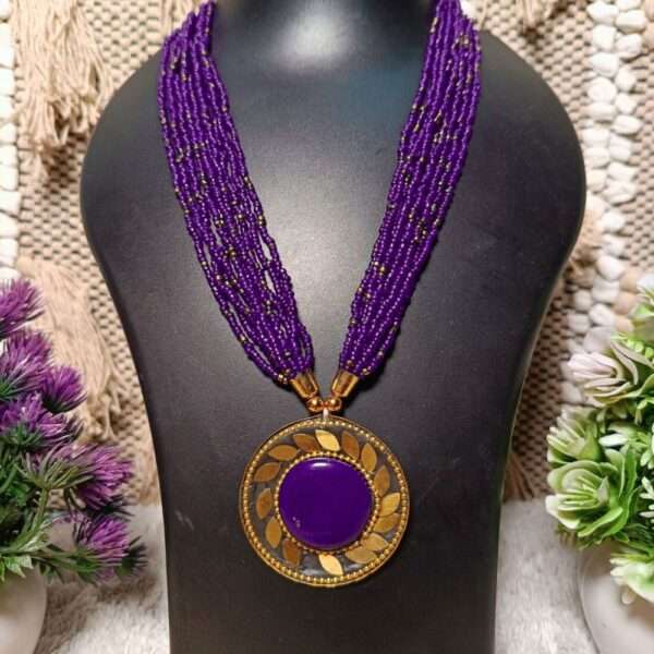 Bohemian Knot Handmade Beaded Necklace - Image 21