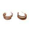 Urban Halo Stainless Steel Anti Tarnish Hoops Earrings - Image 2