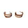 Urban Halo Stainless Steel Anti Tarnish Hoops Earrings