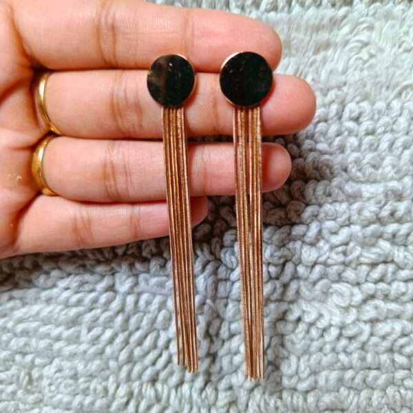 Velvet Fall Stainless Steel Anti Tarnish Earrings - Image 2