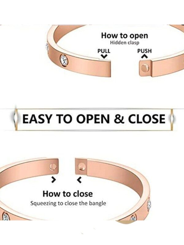 Timeless Glow Stainless Steel Anti Tarnish Bracelet - Image 5